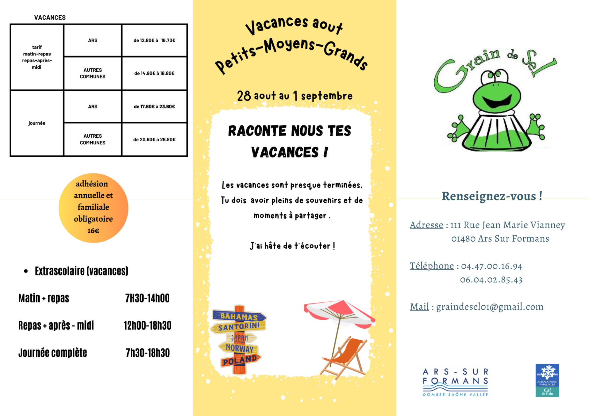 vacance d'étè